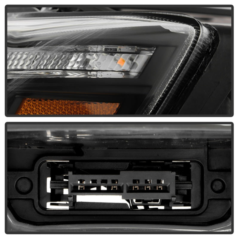 Spyder 14-21 Jeep Grand Cherokee (HID Model Only) Projector Headlights - Black SPYDER