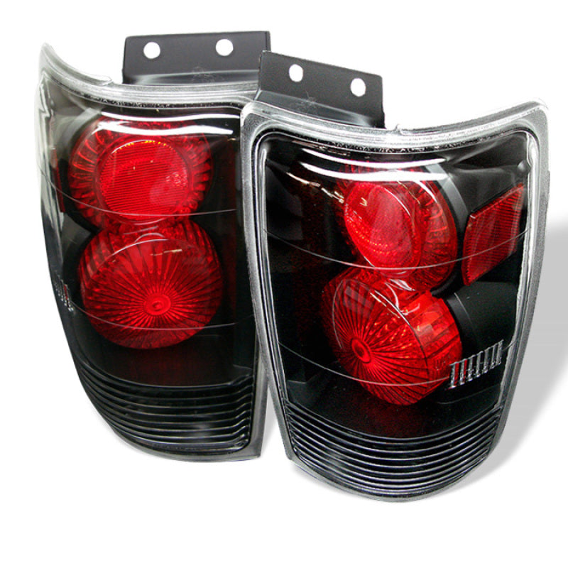 Spyder Ford Expedition 97-02 Euro Style Tail Lights Black ALT-YD-FE97-BK SPYDER