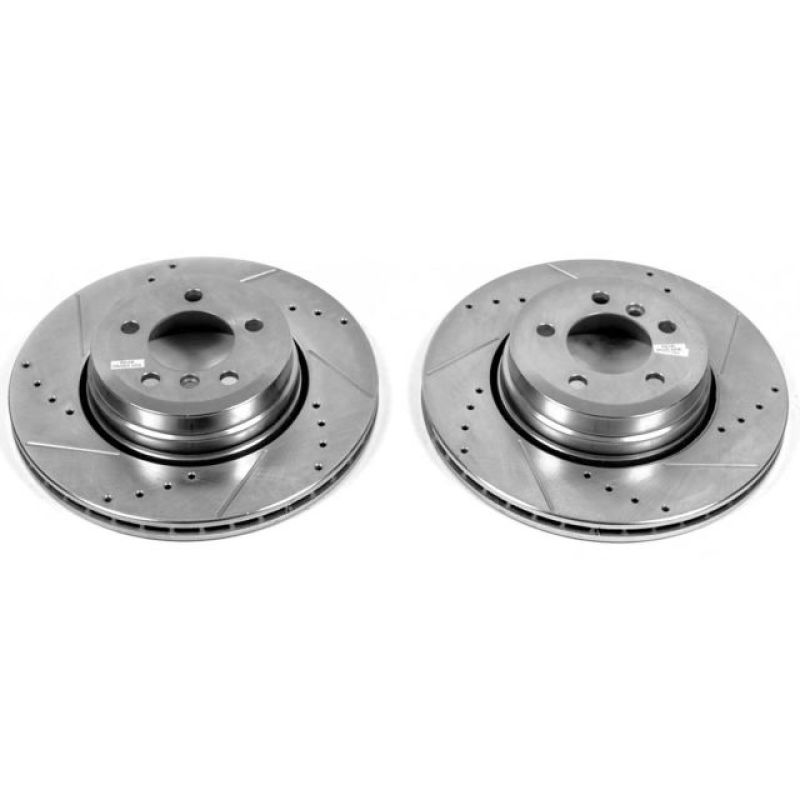 Power Stop 06-08 BMW 750i Rear Evolution Drilled & Slotted Rotors - Pair PowerStop