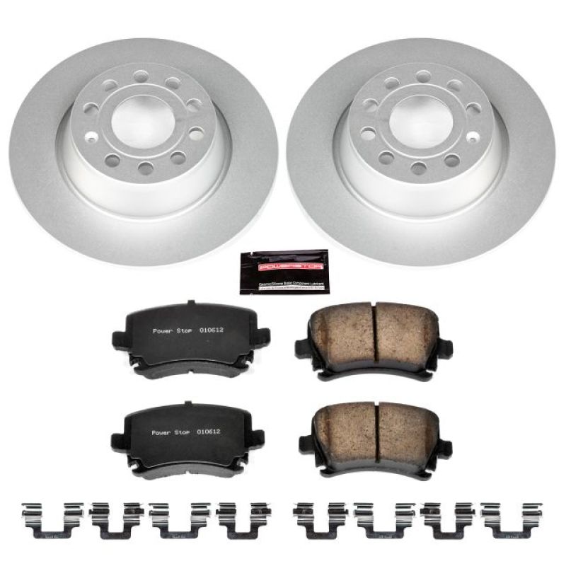 Power Stop 2013 Audi A3 Rear Z23 Evolution Sport Coated Brake Kit PowerStop