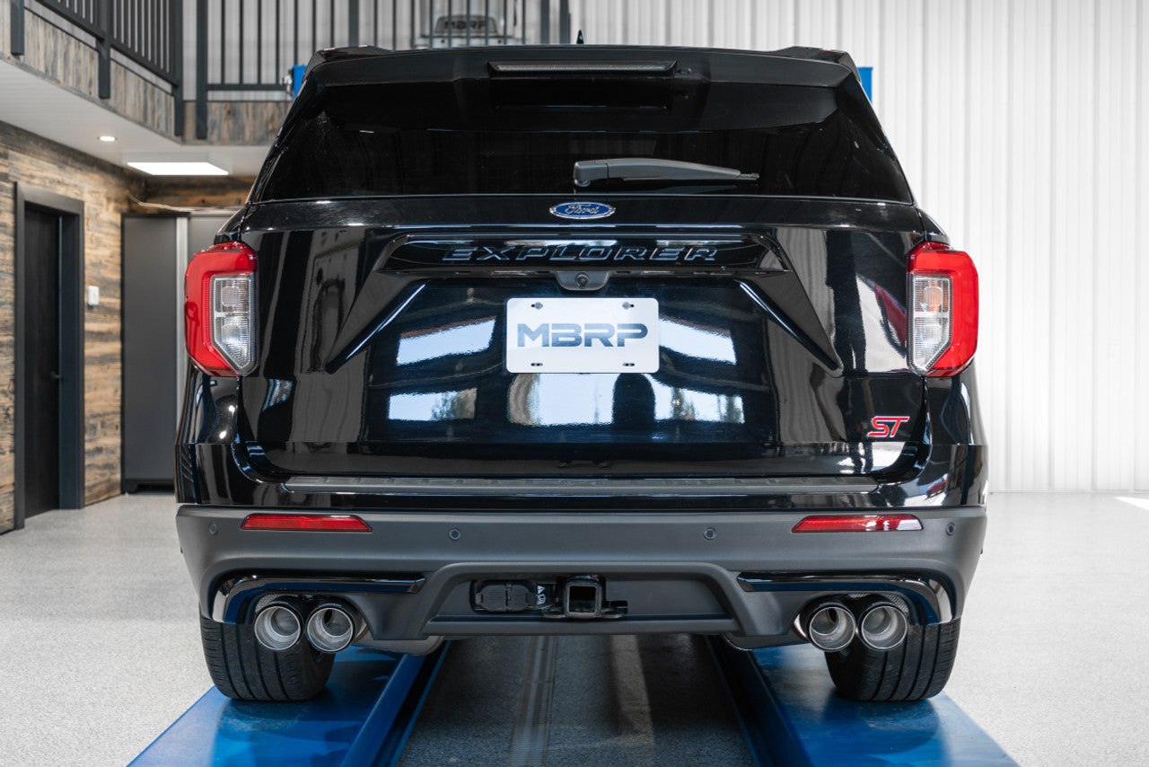 MBRP 2.5" Cat-Back, Dual Rear Aluminized Exhaust for 2020+ Ford Lincoln/Explorer/Aviator - S5205AL MBRP