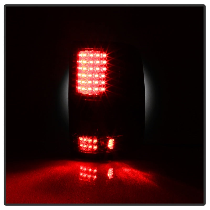 Xtune Ford F150 Styleside 04-08 LED Tail Lights Red Clear ALT-ON-FF15004-LED-RC SPYDER