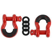 Load image into Gallery viewer, Borne Off-Road Borne D-Ring Shackle Set Red