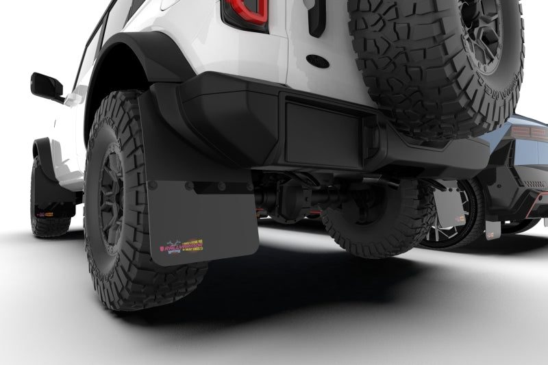 Rally Armor 21-24 Ford Bronco RR-PL Rock Rail-Plastic Rear Bumper BCE Logo