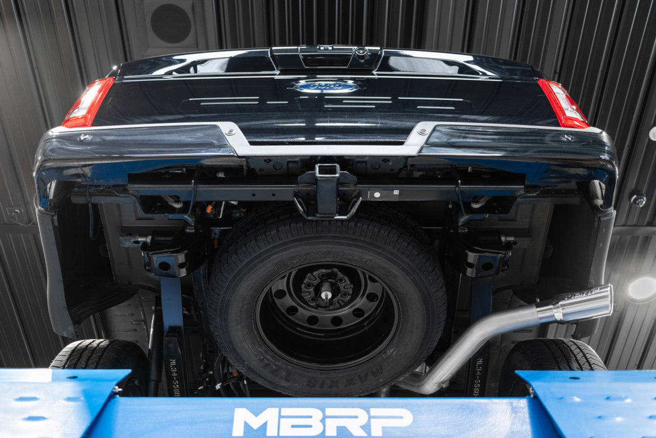 MBRP 3" Cat-Back Single Side Exhaust System, 2021-2023 Ford F-150 Aluminized Steel MBRP