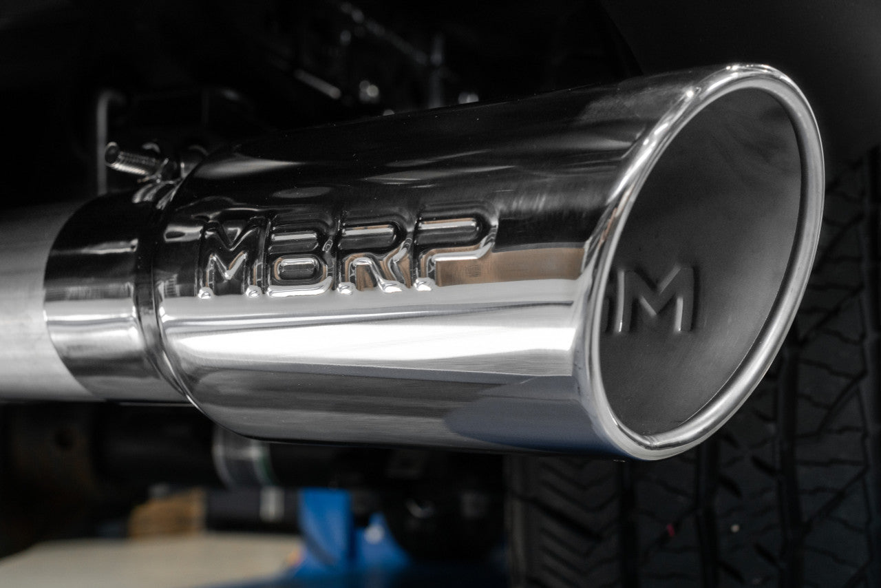 MBRP 3" Cat-Back Single Side Exhaust System, 2021-2023 Ford F-150 Pro Series T304 Stainless Steel MBRP