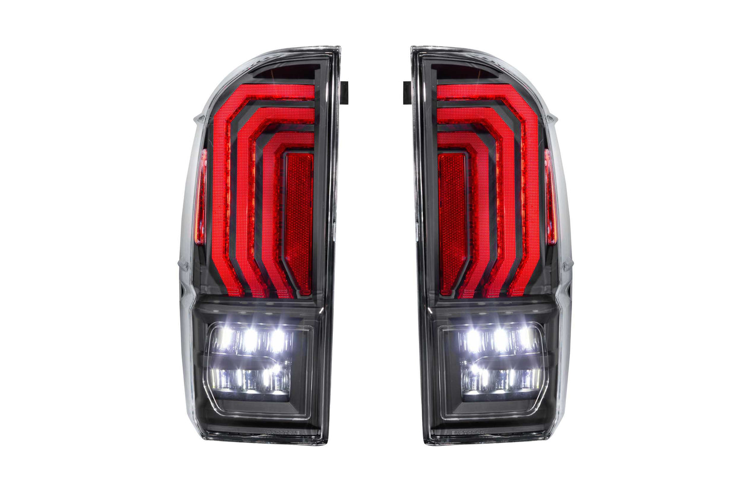 XB LED Tail Lights: Toyota Tacoma (16-23 / Clear Lens / Set)