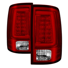 Load image into Gallery viewer, Spyder 09-16 Dodge Ram 1500 Light Bar LED Tail Lights - Red Clear ALT-YD-DRAM09V2-LED-RC SPYDER