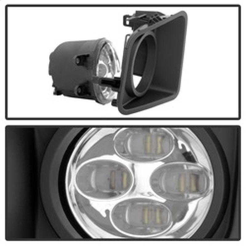 Spyder Toyota Tundra 2014-2016 Daytime DRL LED Running Fog Lights w/Switch Clear FL-DRL-TTU14-C SPYDER