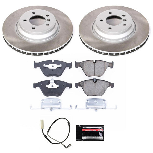 Power Stop 11-12 BMW 335i xDrive Front and Rear Semi-Coated Rotor Kit