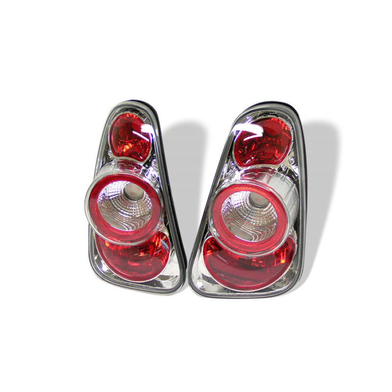 Spyder Mini Cooper 02-06/Cooper Convertibles 05-08 Euro Style Tail Lights Chrome ALT-YD-MC02-C SPYDER
