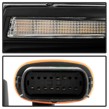 Spyder 14-21 Jeep Grand Cherokee (HID Model Only) Projector Headlights - Black SPYDER