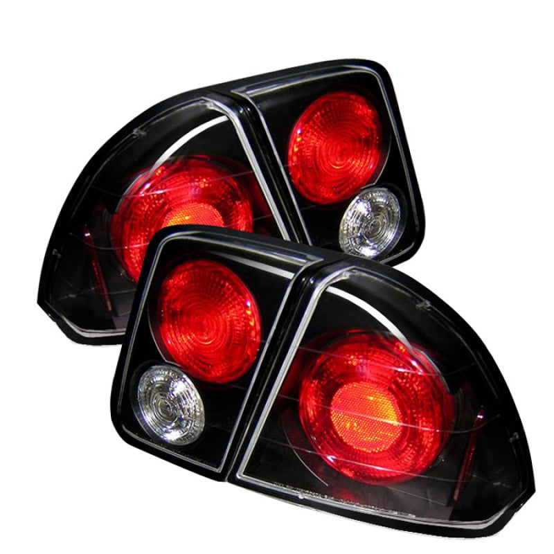 Spyder Honda Civic 01-05 4Dr Euro Style Tail Lights Black ALT-YD-HC01-4D-BK SPYDER