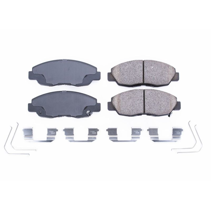 Power Stop 12-15 Honda Civic Front Z17 Evolution Ceramic Brake Pads w/Hardware PowerStop
