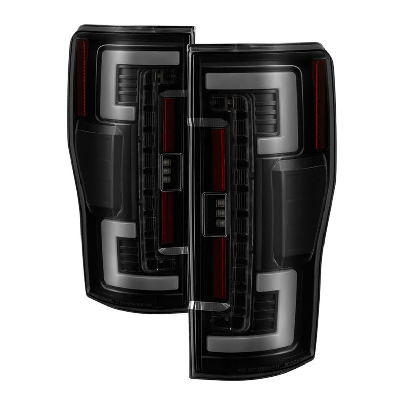 Spyder 17-18 Ford F-250 Super Duty (Excl LED Models) LED Tail Lights - Blk Smk (ALT-YD-FS17-LED-BSM) SPYDER