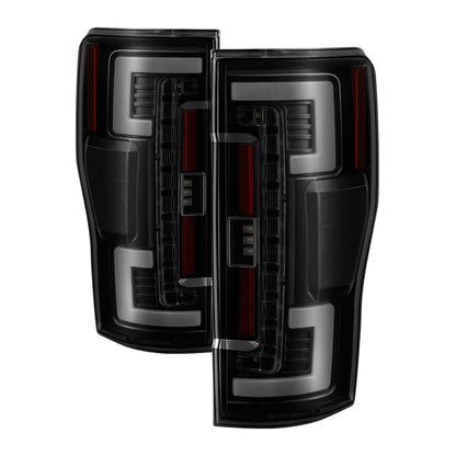 Spyder 17-18 Ford F-250 Super Duty (Excl LED Models) LED Tail Lights - Blk Smk (ALT-YD-FS17-LED-BSM) SPYDER