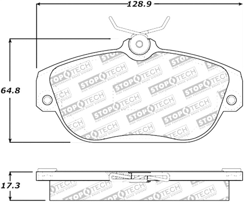 StopTech Street Disc Brake Pads - 305.05420 Stoptech