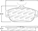 StopTech Street Disc Brake Pads - 305.05420