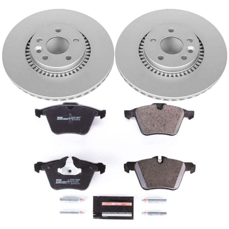 Power Stop 11-14 Volvo S60 Front & Rear Euro-Stop Brake Kit