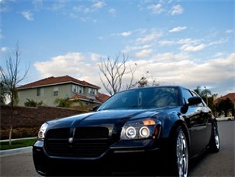 Spyder Dodge Magnum 05-07 Projector Headlights CCFL Halo LED Blk PRO-YD-DMAG05-CCFL-BK SPYDER
