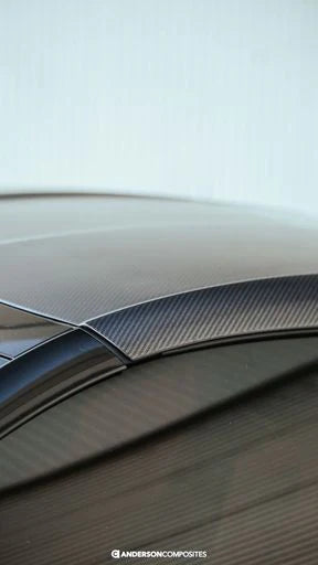 Anderson Composites 20-24 Corvette C8 Stingray/Z06 Dry Carbon Fiber Roof Replacement - AC-CR20CHC8-DRY