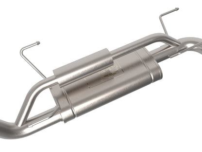 aFe Takeda 2-1/2 IN 304 Stainless Steel Cat-Back Exhaust System w/ Black Tip - 49-36080-B