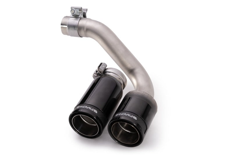 Remus 2016 BMW 2 Series F22/F23 84mm Black Chrome Straight w/Carbon Insert Tail Pipe Set Remus