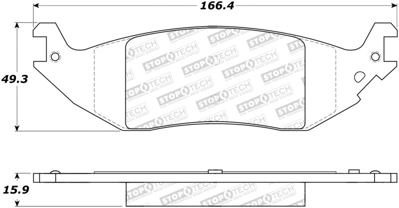 StopTech Premium Ceramic Brake Pads - 308.10460 Stoptech