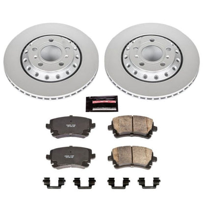 Power Stop 03-10 Audi A8 Quattro Rear Z23 Evolution Sport Coated Brake Kit PowerStop