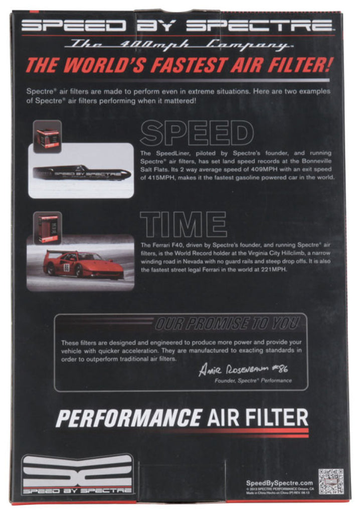 Spectre 06-07 Chevy Corvette 6.0L V8 F/I Replacement Air Filter