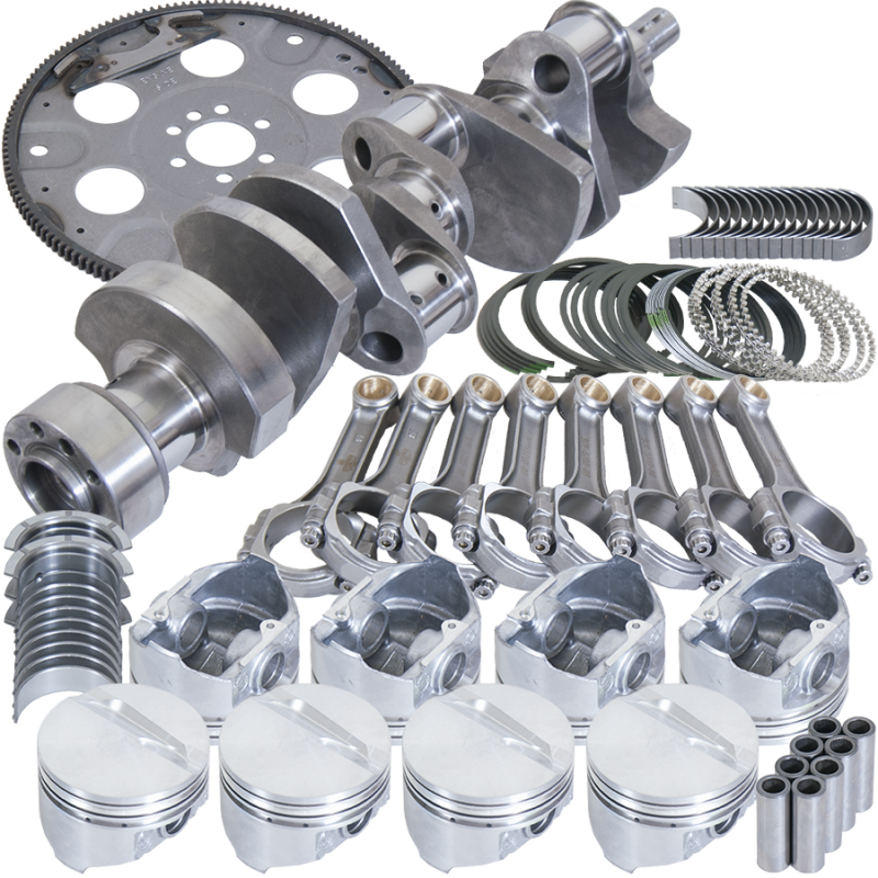 Eagle Chevy LT1350 1Pc 3.750in Crank 5.700in I-Beam Rods 4.030in Pistons 153 Tooth FP Blncd Assembly