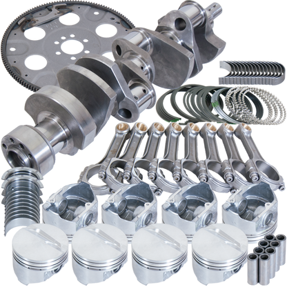 Eagle Chevy LT1350 1Pc 3.750in Crank 5.700in I-Beam Rods 4.030in Pistons 153 Tooth FP Blncd Assembly