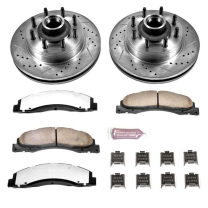 Power Stop 17-18 Ford E-450 Super Duty Front Z36 Truck & Tow Brake Kit PowerStop