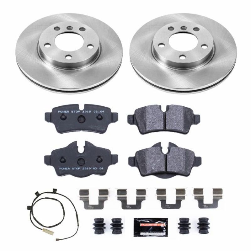 Power Stop 11-16 Mini Cooper Rear Track Day SPEC Brake Kit PowerStop