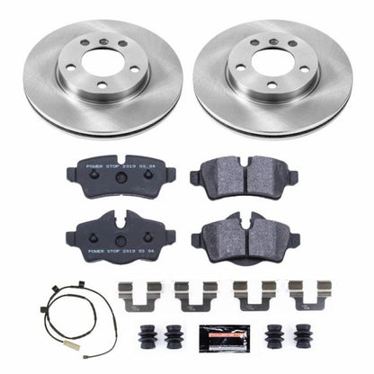 Power Stop 11-16 Mini Cooper Rear Track Day SPEC Brake Kit PowerStop