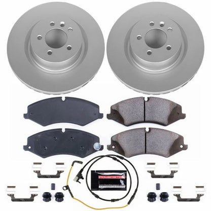 Power Stop 2017 Land Rover Discovery Front Z23 Evolution Sport Coated Brake Kit PowerStop