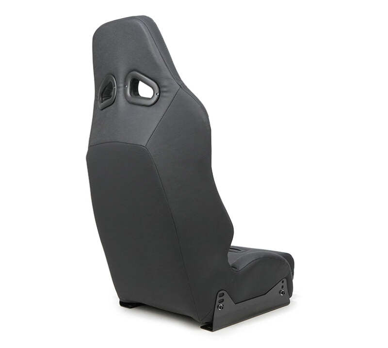 NRG Defender Seat Steel Frame Suspension - Brown w/ Gray Trim w/ Defender Logo - w/ Side Bracket - DF-100BR-S