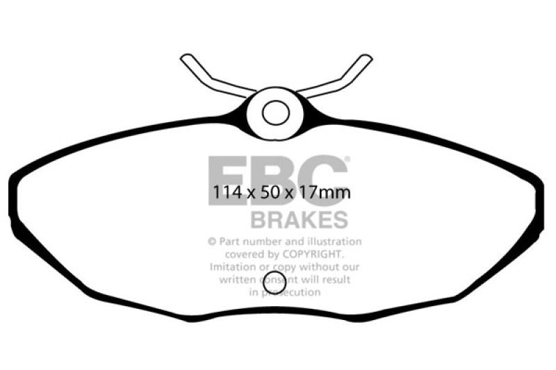 EBC GreenStuff Rear Brake Pads - DP21221 EBC