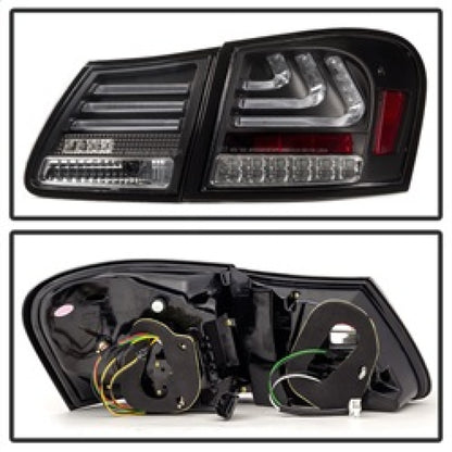 Spyder 07-11 Lexus GS 350 LED Tail Lights Black ALT-YD-LGS06-LED-BK SPYDER