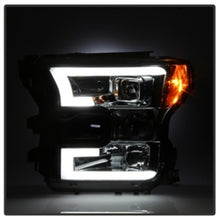 Load image into Gallery viewer, Spyder Ford F150 2015-2017 Projector Headlights - Light Bar DRL LED - Smoke PRO-YD-FF15015-LBDRL-SM