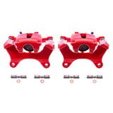 Power Stop 15-17 Ford F-150 Rear Red Calipers w/Brackets - Pair