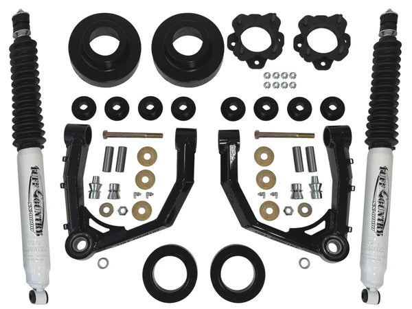Tuff Country 3in Lift Kit w/ Boxed Uni-Ball Control Arms & SX8000 Shocks – 2022+ Toyota Tundra / 2023+ Sequoia (53221KN)