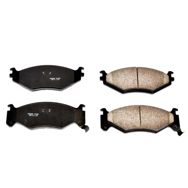 Power Stop 91-92 Chrysler Daytona Front Z16 Evolution Ceramic Brake Pads PowerStop