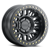 Raceline RT951B Ryno 17x9in / 8x165.1 BP / -38mm Offset / 130.8mm Bore - Satin Black Beadlock Wheel