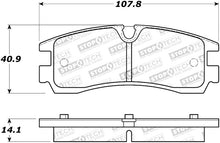 Load image into Gallery viewer, StopTech Premium Ceramic Brake Pads - 308.07540