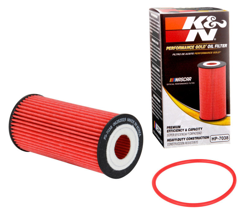 K&N Performance Oil Filter for 2019 Audi A3 2.0L K&N Engineering