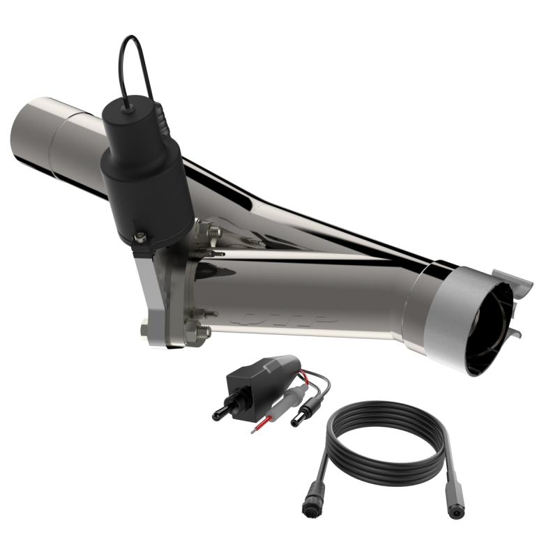 QTP 19-20 Ford Ranger 2.3L 4DR (127in Wheel Base) 2.5in 304SS Aggressor Cutout Mid Pipe QTP