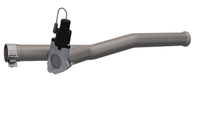 QTP 2018 Jeep Wrangler JL 4DR 2.5in 304SS Aggressor Cutout Mid Pipe QTP
