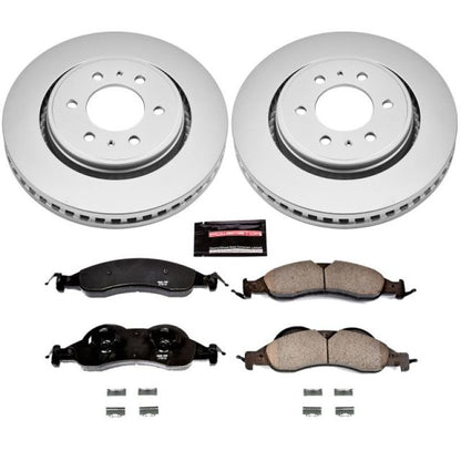 Power Stop 07-09 Ford Expedition Front Z17 Evolution Geomet Coated Brake Kit PowerStop