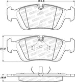 StopTech Premium Ceramic Front Brake Pads - 308.05581